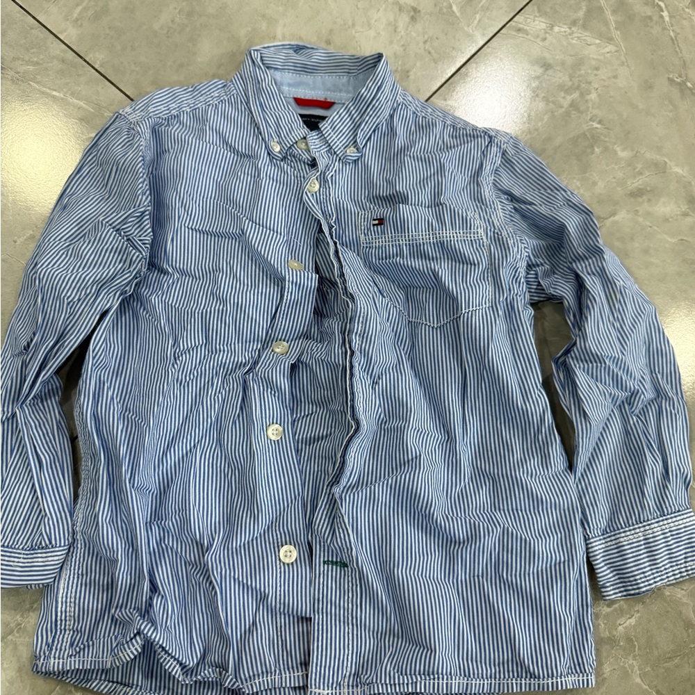 Tommy Hilfiger Light Blue Striped Shirt